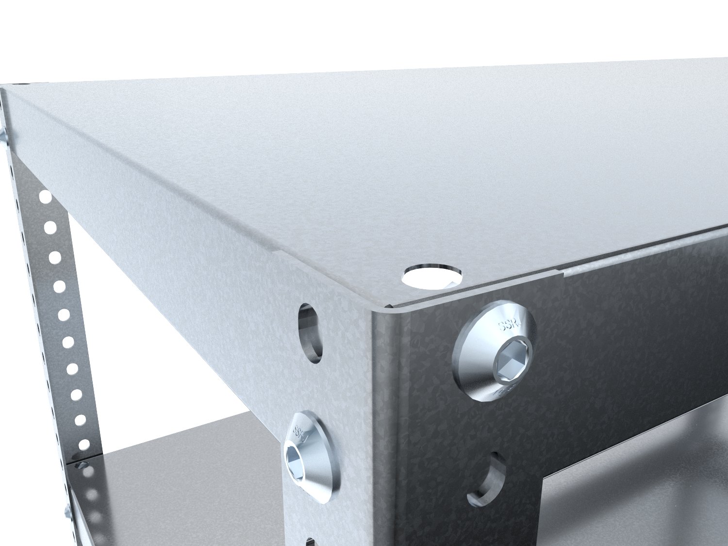 Detail šroubovaného regálu 3